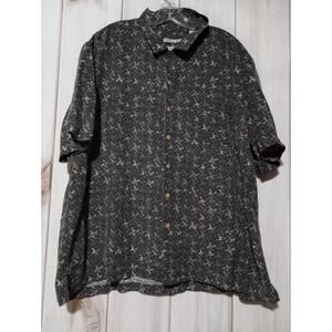 Batick Bay Shirt Men's 2xl‎ Gray Button Front